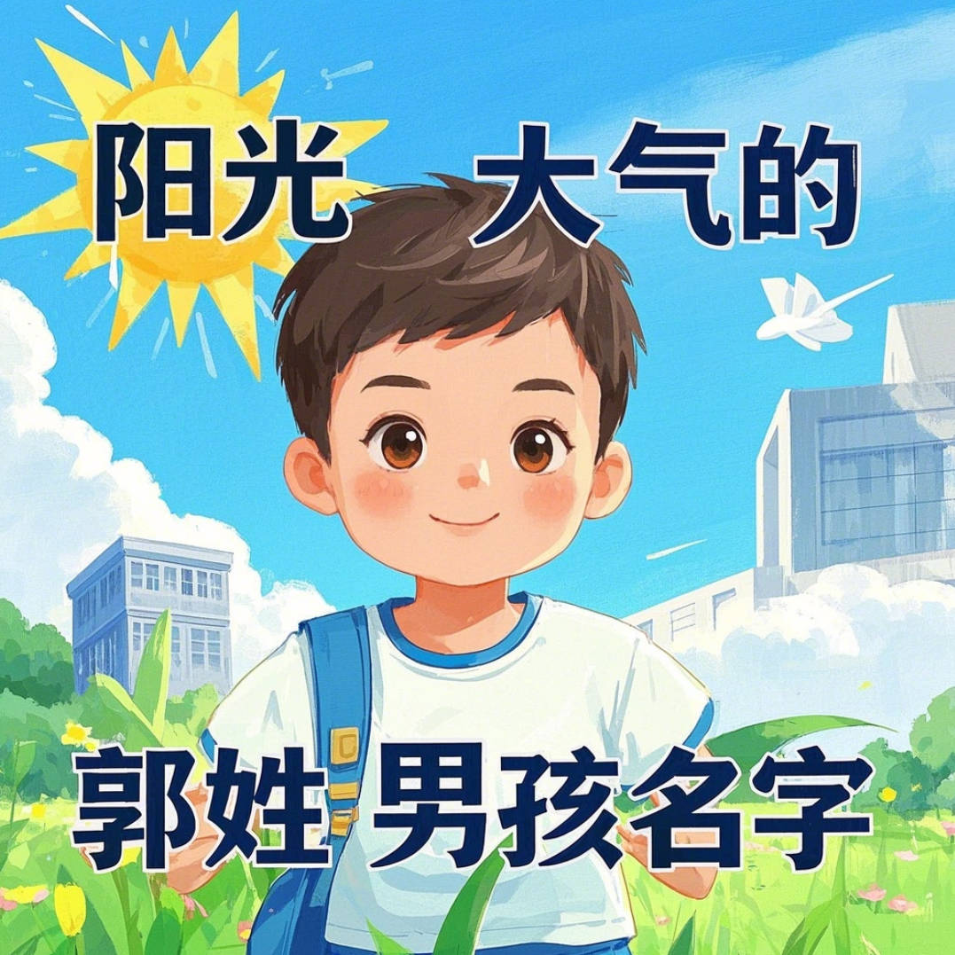 刚发育粉嫩国产精品1 阳光大气的郭姓男孩名字